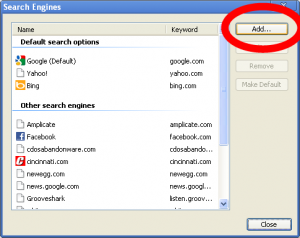 Step 3: Add a Search Engine